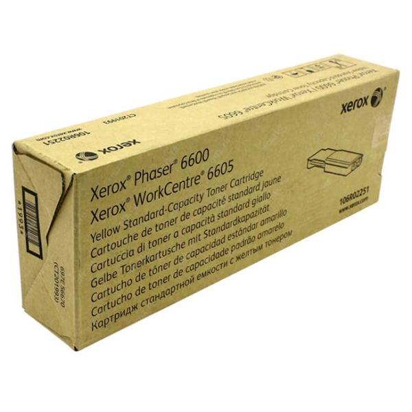Toner Xerox 106R02251 Yellow 2,000 páginas