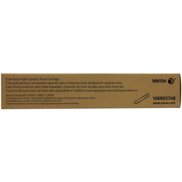 Toner Xerox 106R03748 Cyan 11,800 páginas