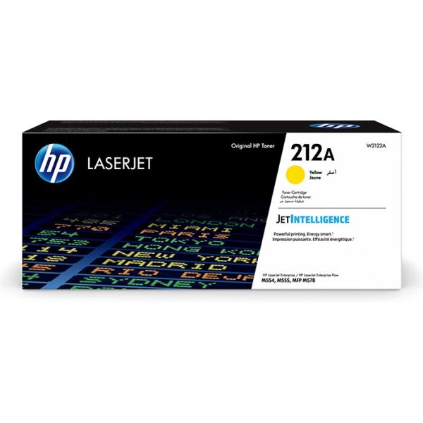 Tóner Hp 212A (W2122A) Yellow 4,500 Pag Color LaserJet Enterprise Flow MFP M578c