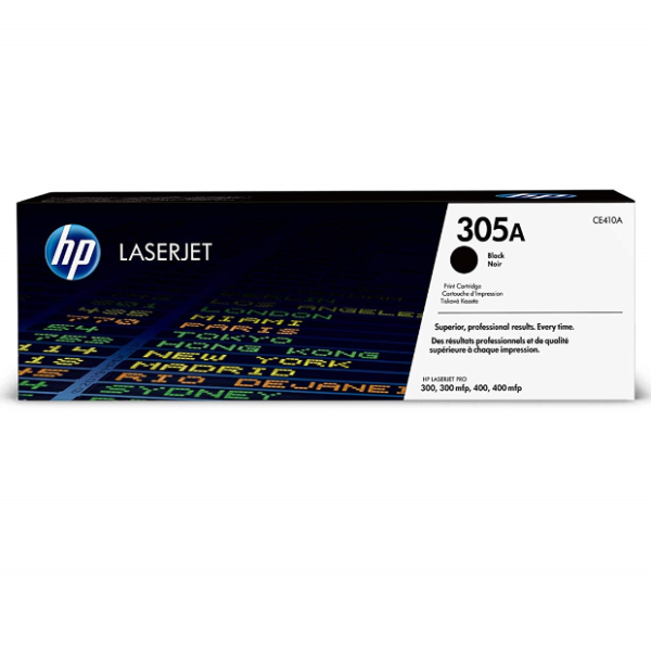 Tóner Hp 305A (CE410A) Negro 2,200 Pag LaserJet Color M351A