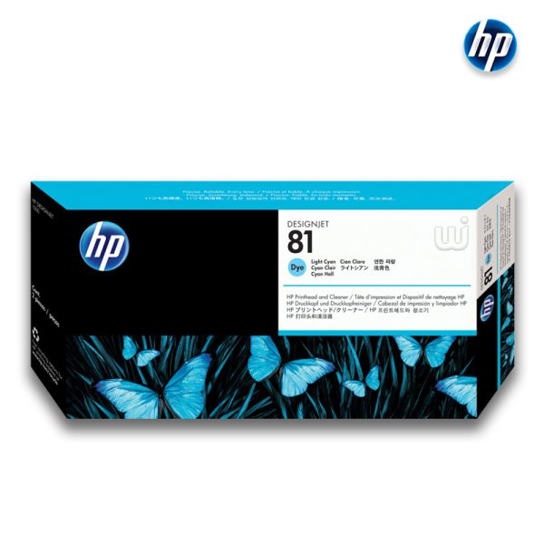 Cabezal HP 81 (C4954A) Light Cyan 5,000 pag DesignJet 5000