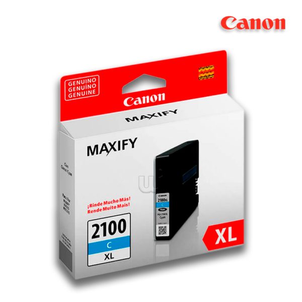 Tinta Canon PGI-2100XL Cyan 19.3ML 1,000Pag MB5310 IB4010