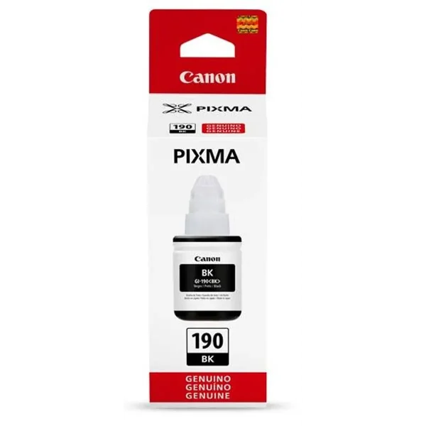 Tinta Canon GI-190BK Negro 135ML 6,000 Pag. G2100, G3100
