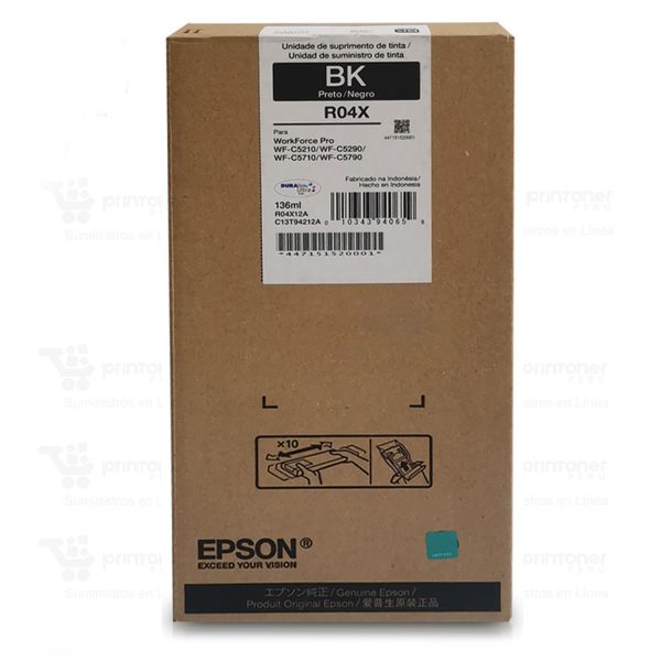 Tinta Epson T942120 Negro (136ML) WF-C5290