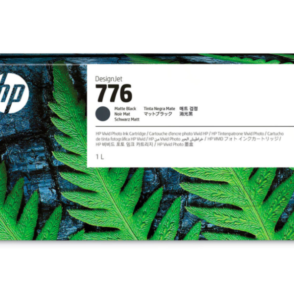 Tinta HP 1XB12A (776) Matte Black 1LT