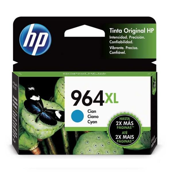 Tinta HP 3JA54AL (964XL) Cyan 1,600 Pag
