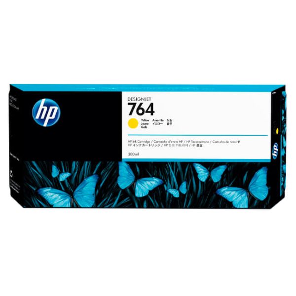 Tinta HP C1Q15A (764A) Yellow 300ML DesignJet T3500