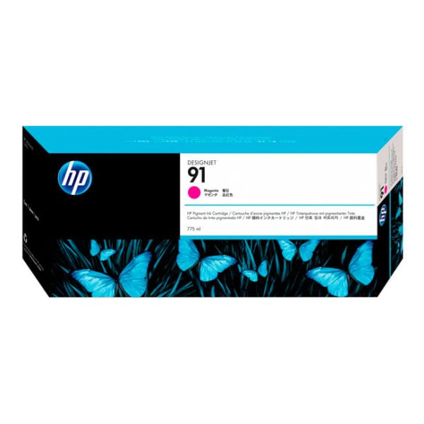 Tinta HP C9468A (91) Magenta 775ML Designjet Z6100