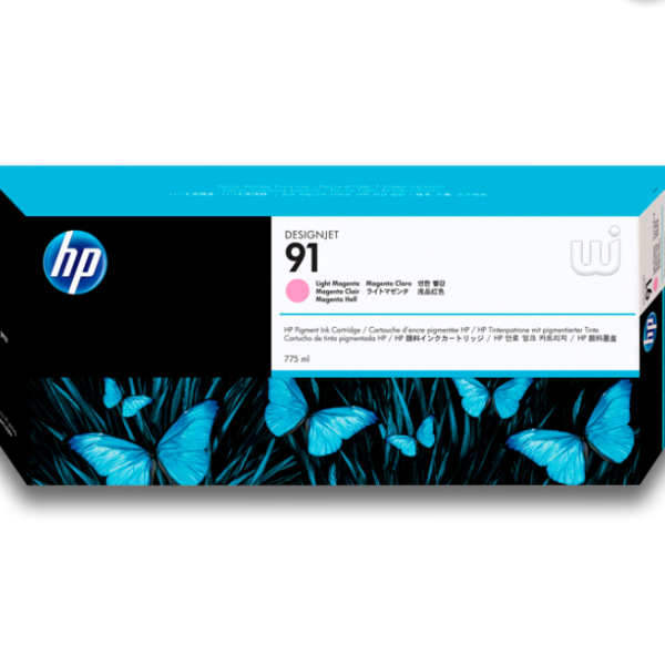 Tinta HP C9471A (91) Light Magenta 775ML Designjet Z6100