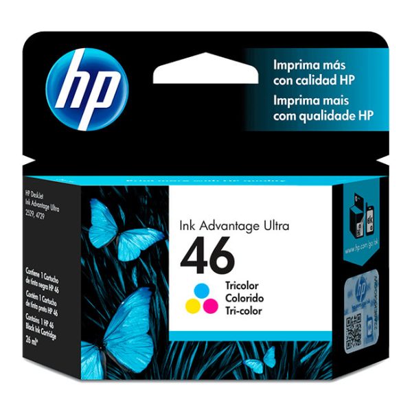 Tinta Hp CZ638AL (46) Tricolor 750 Pag.