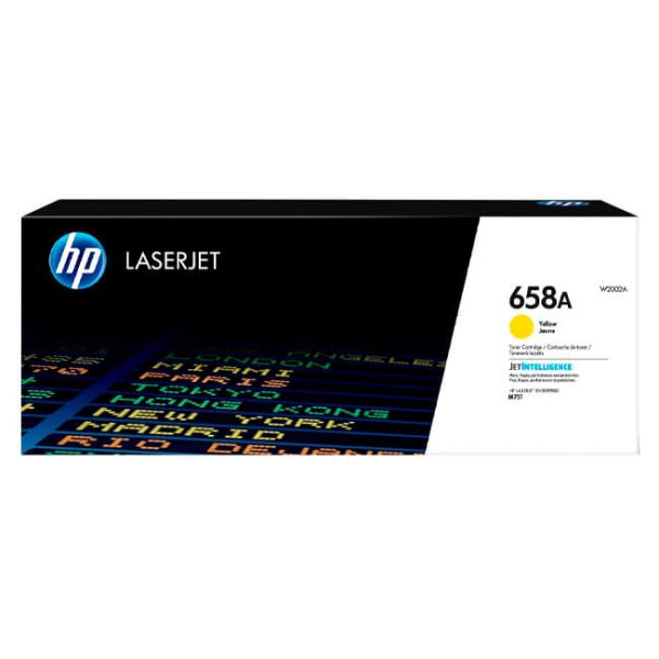Tóner Hp 658A (W2002A) Yellow 6,000 Pag Color LaserJet Enterprise M751