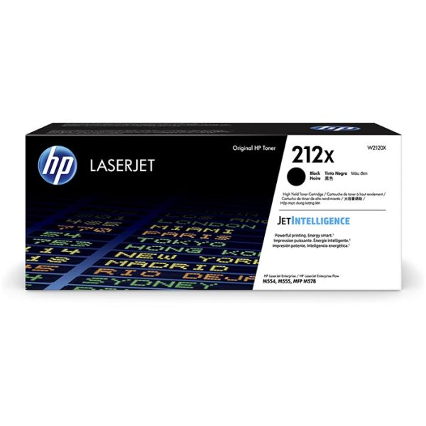Tóner Hp 212X (W2120X) Negro 13,000 Pag Color LaserJet Enterprise Flow MFP M578c