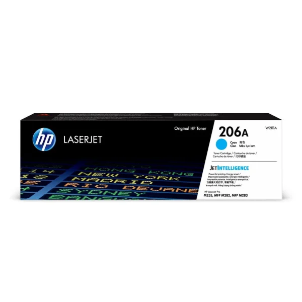 Tóner Hp 206A (W2111A) Cyan 1,250 Pág Color LaserJet Pro M454