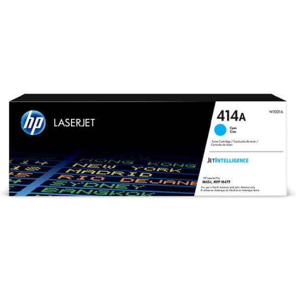 Tóner Hp 414A (W2021A) Cyan 2,100 Pág Color LaserJet Pro M454