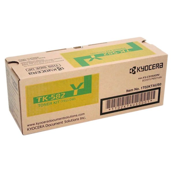 Tóner Kyocera TK-582Y Yellow 2,800pag