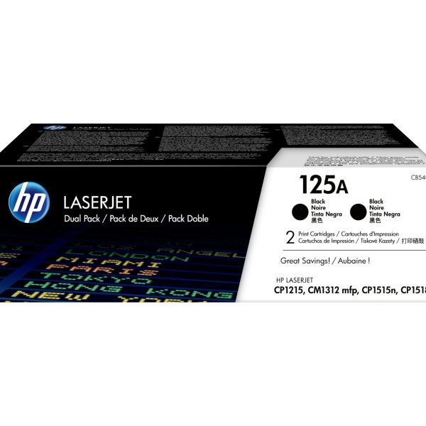 Toner Hp 125A (CB540AD) Negro 4,400 Pag (Dual Pack)