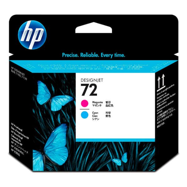 Cabezal HP 72 (C9383A) Magenta & Cyan  230 paginas