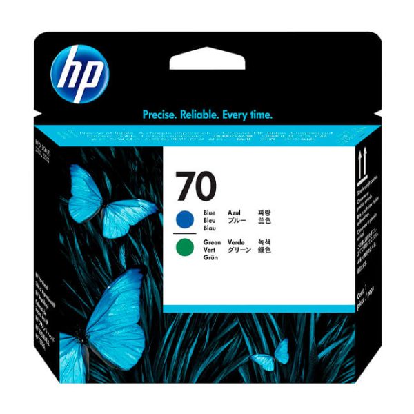 Cabezal HP 70 (C9408A) Blue & Green 1,000 paginas