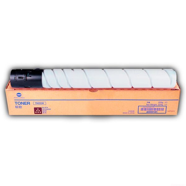 Toner Konica Minolta TN223K Negro 2,300 páginas