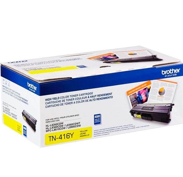 Toner Brother TN-416Y Yellow 6,500 paginas
